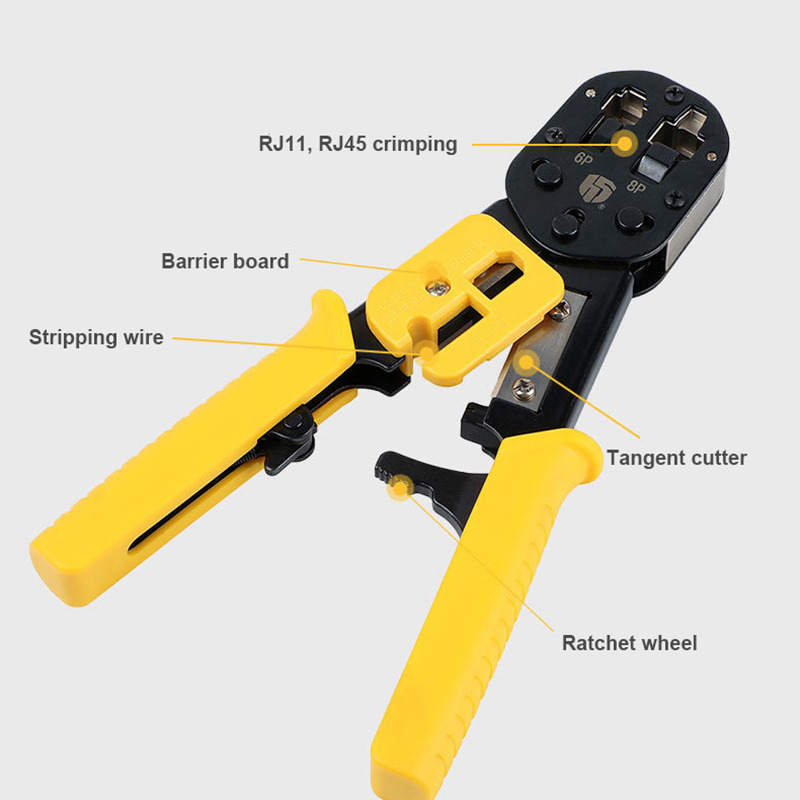 RJ45 crimper 8P 6P RJ11 network cable plier