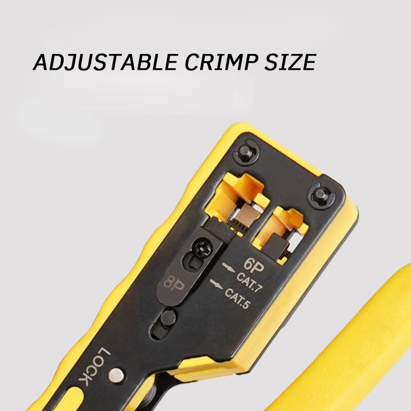 RJ45 crimper 6P 8P network wire plier stripping tool