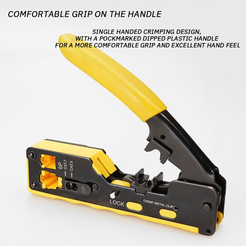 RJ45 crimper 6P 8P network wire plier stripping tool