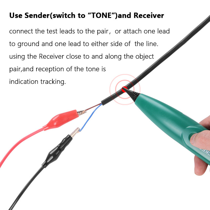 RJ11 telephone wire tracker RJ45 lan network line tracer