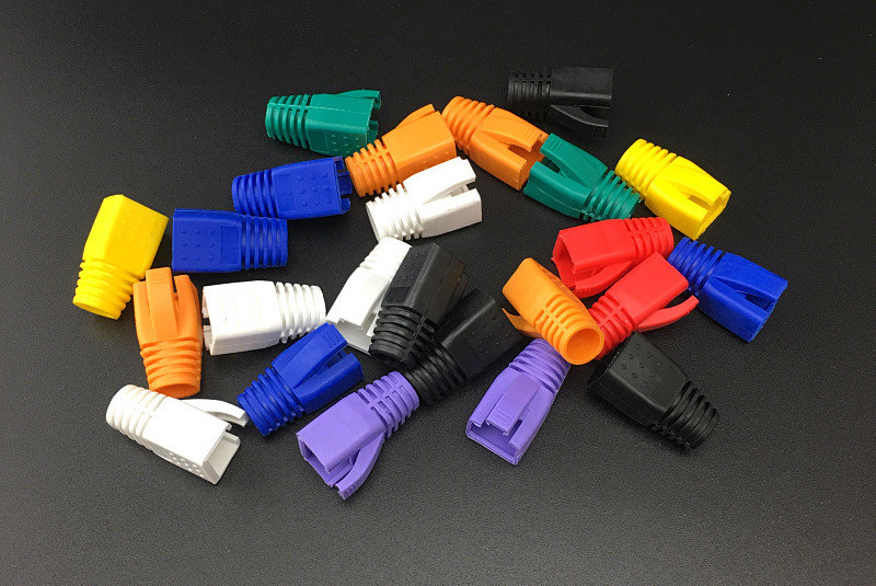 RJ45 cat7 caps cat6a network cable connector boot protective bush