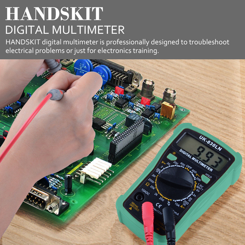 Handskit 830LN digital AC/DC ammeter voltmeter ohm tester