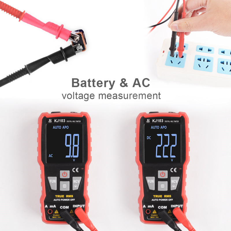 handskit ki103 digital multimeter LCD display AC DC meter