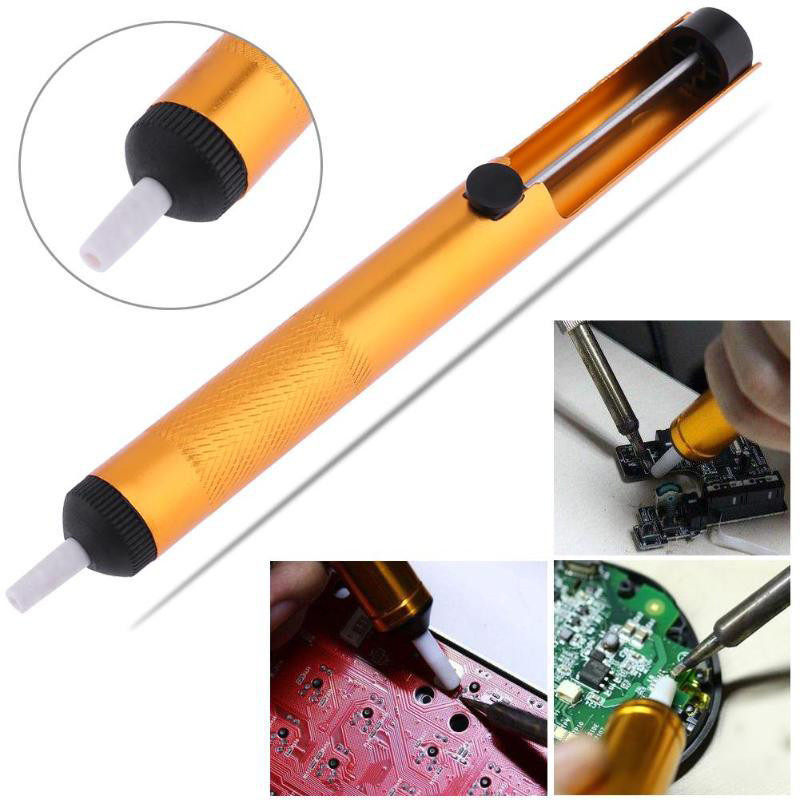 aluminum metal desoldering pump sucker tin soldering pen