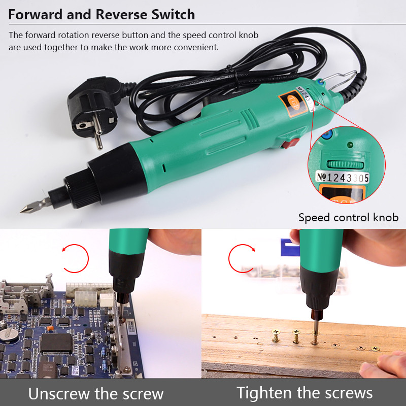 220V Electric Screwdriver H6 Speed 6.35mm