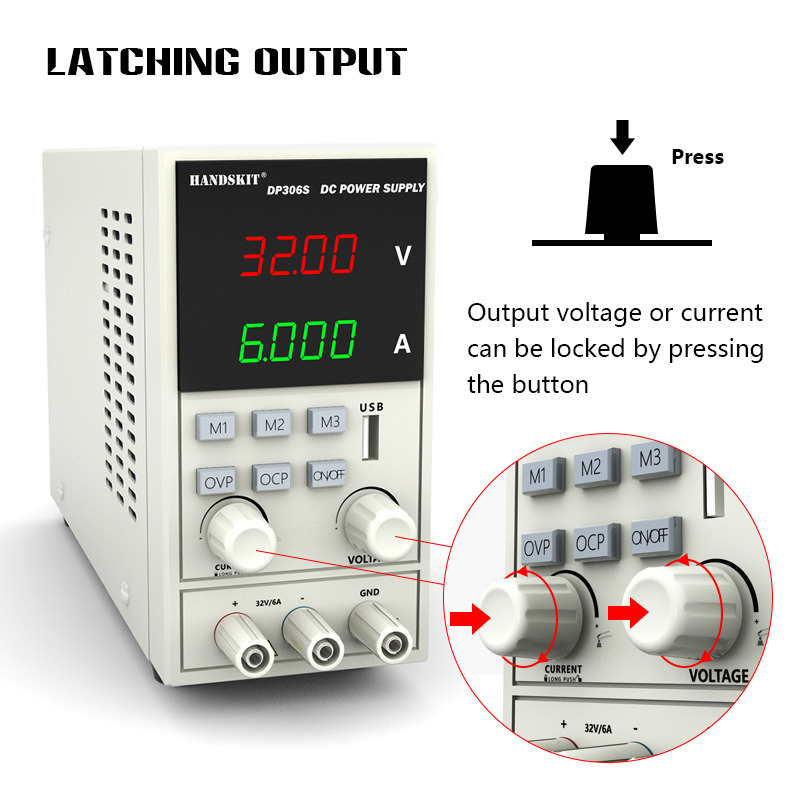 DC power supply precision voltage regulators 32V 6A