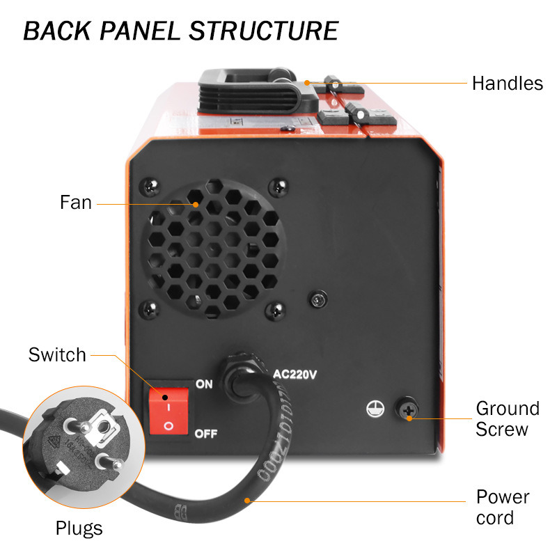 MIG-160 mig welder small IGBT MMA non-gas welding machines