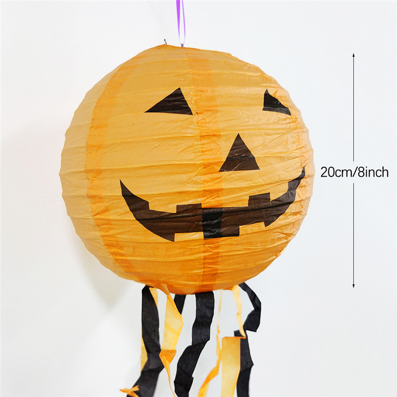 Halloween paper lanterns pumpkin ghost door decor