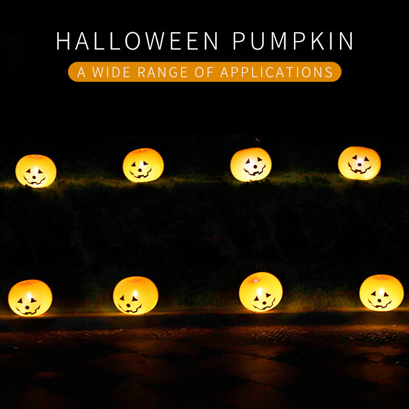 halloween glowing pumpkin balloons