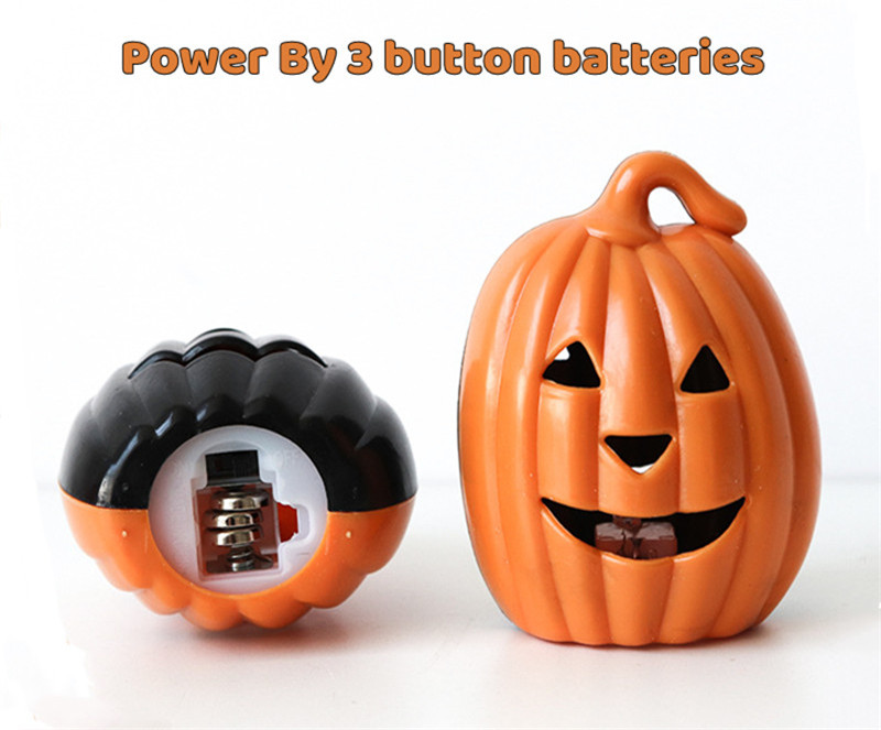 pumpkin lamps electric candles halloween decor