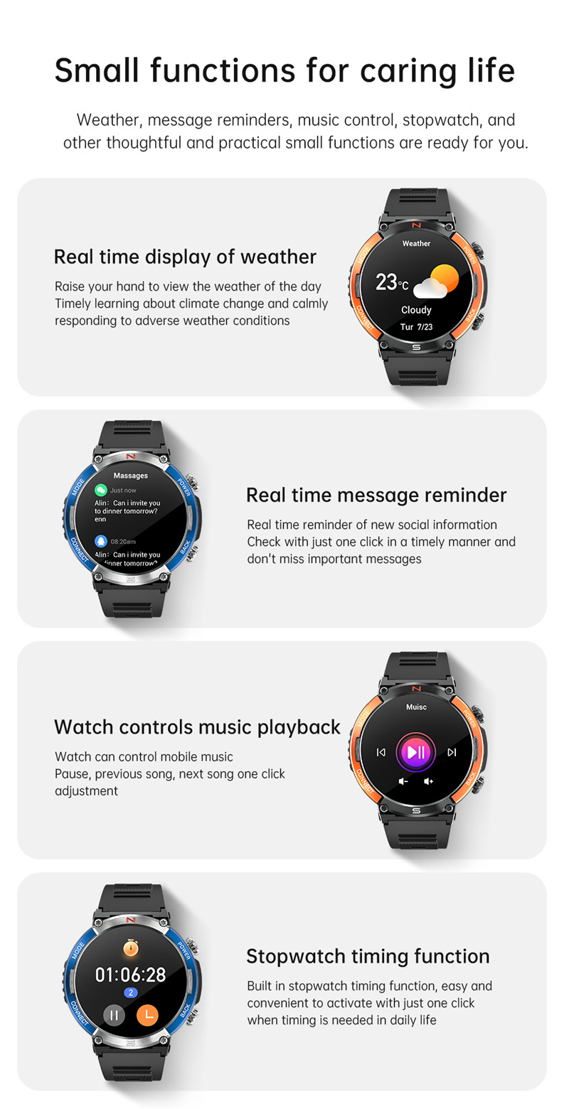 X11 health monitoring outdoor sport smart watch