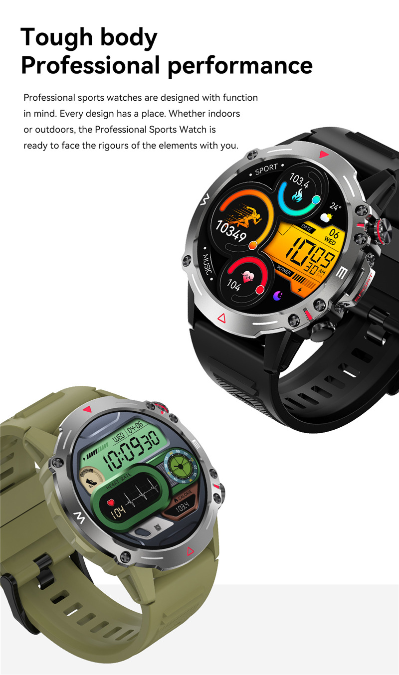 HK87 AMOLED outdoor smart watch