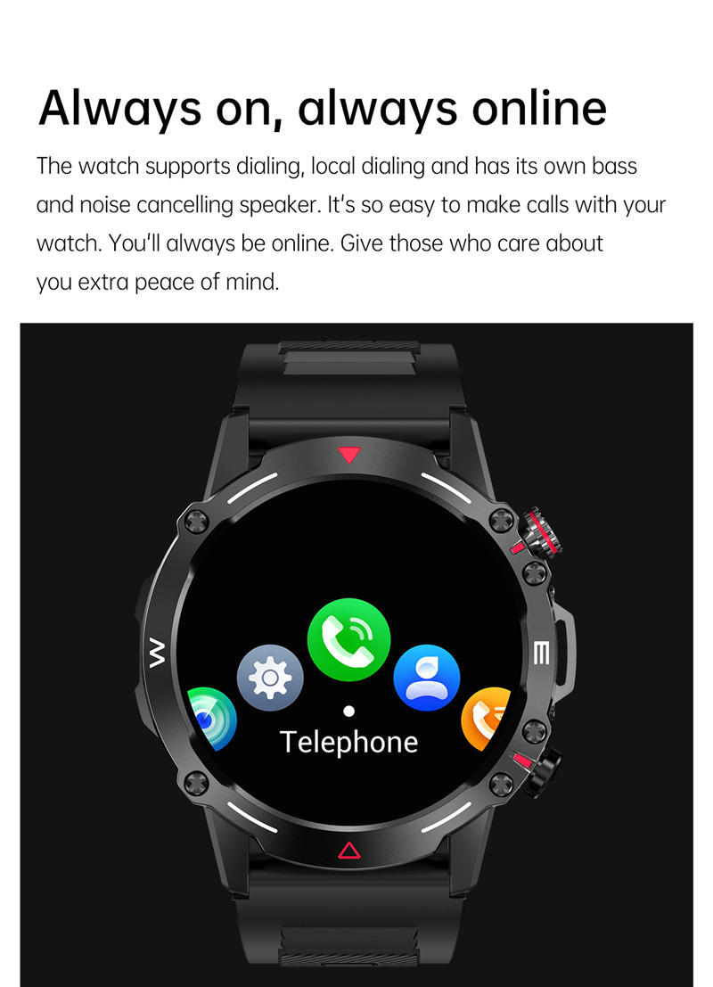 HK87 AMOLED outdoor smart watch