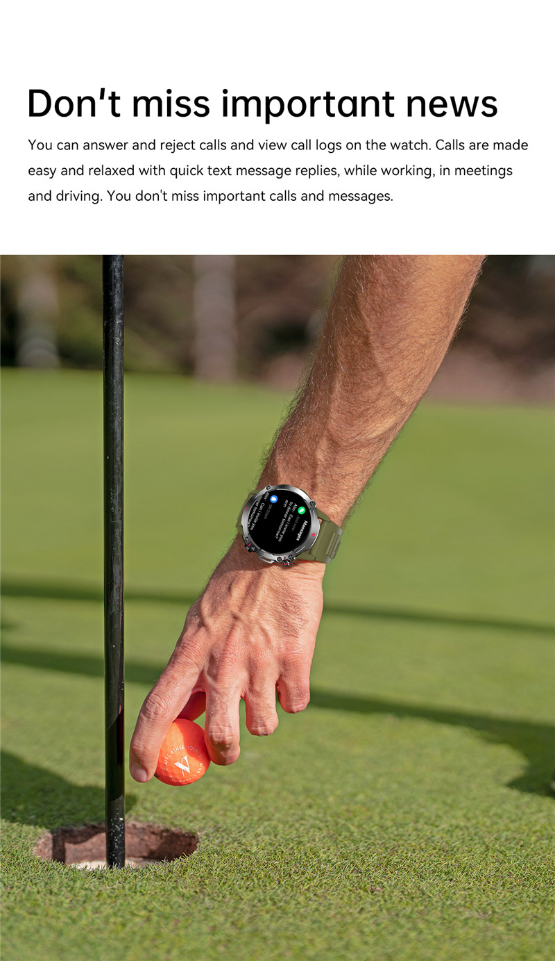 HK87 AMOLED outdoor smart watch