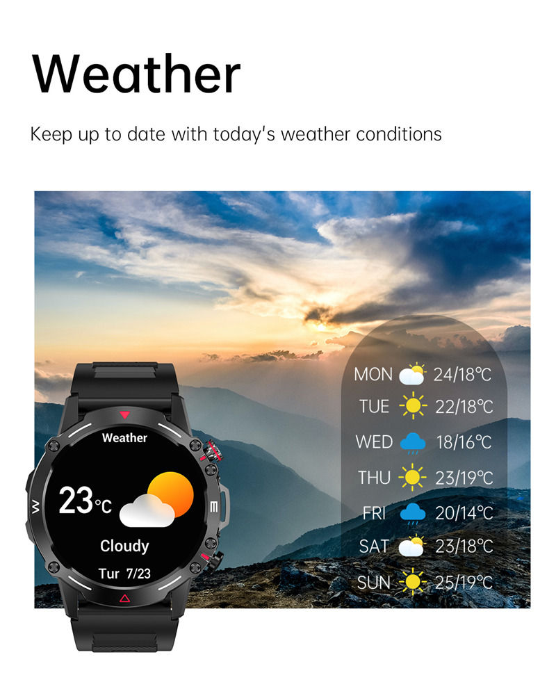 HK87 AMOLED outdoor smart watch