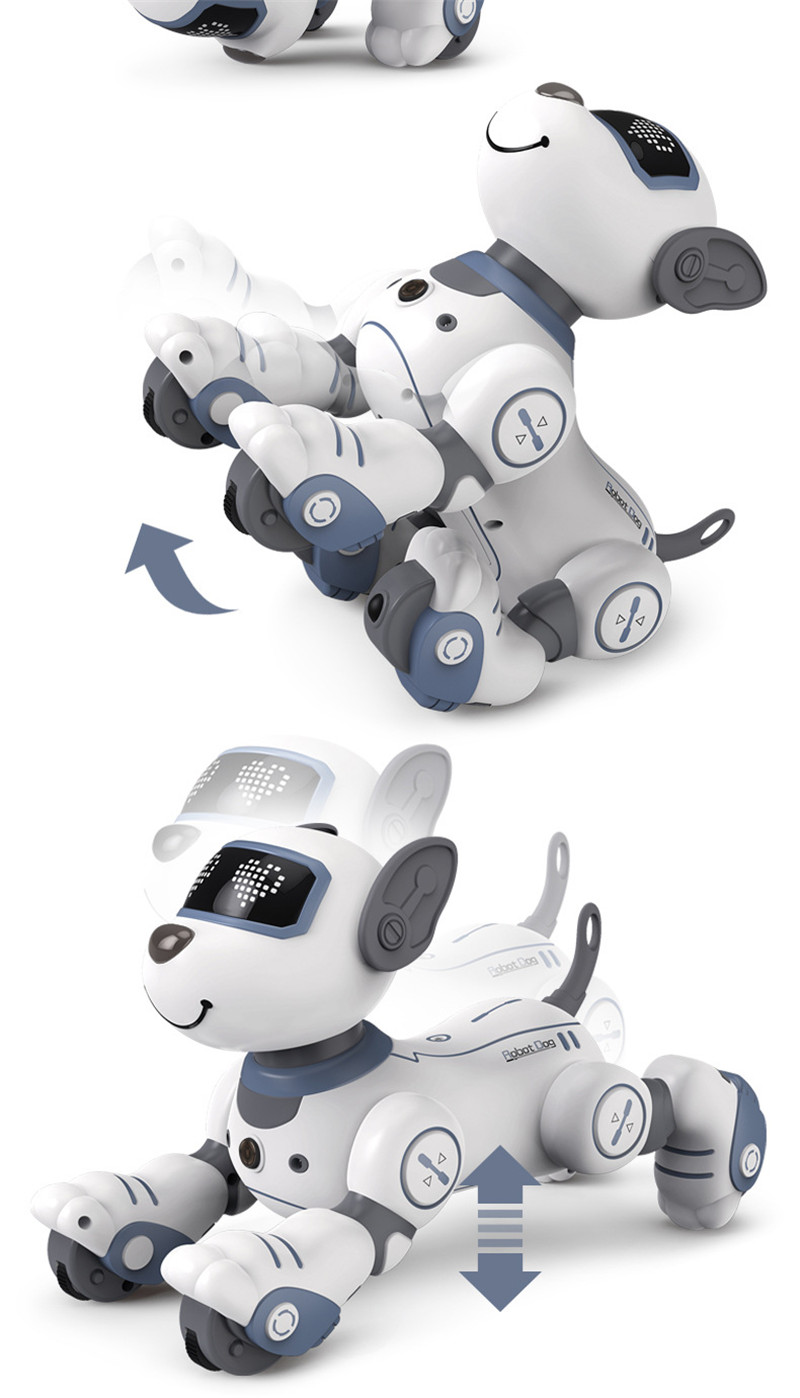 smart stunt dogs RC robots kids toy