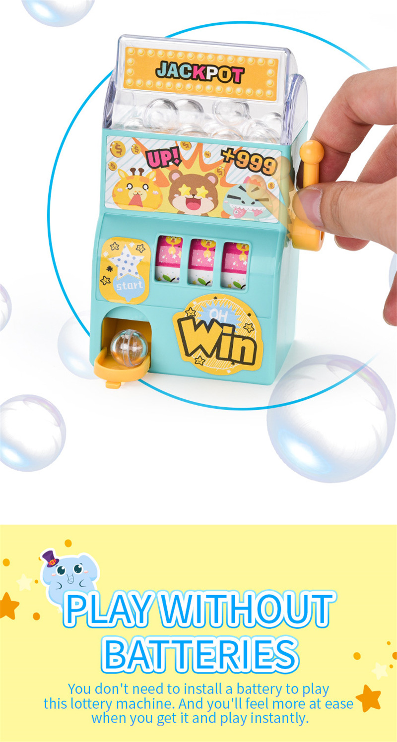 mini lottery machine shake egg twister puzzle game toy