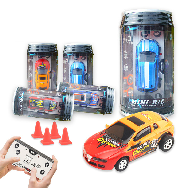 mini cans 2.4g remote control racing vehicle car model toy