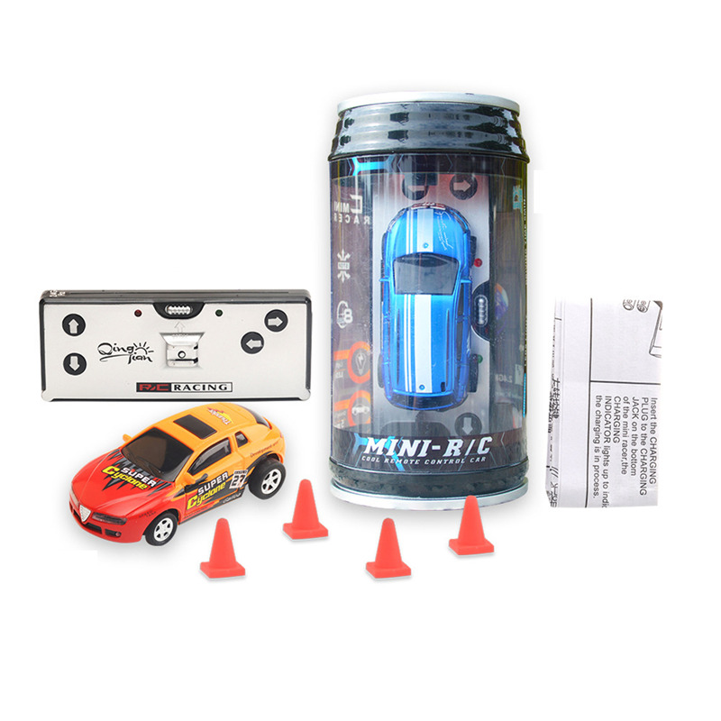 mini cans 2.4g remote control racing vehicle car model toy