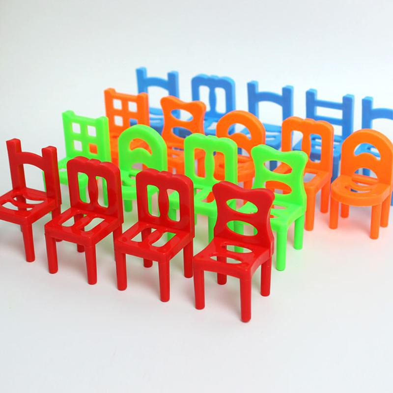 18pcs mini chair balance blocks toy