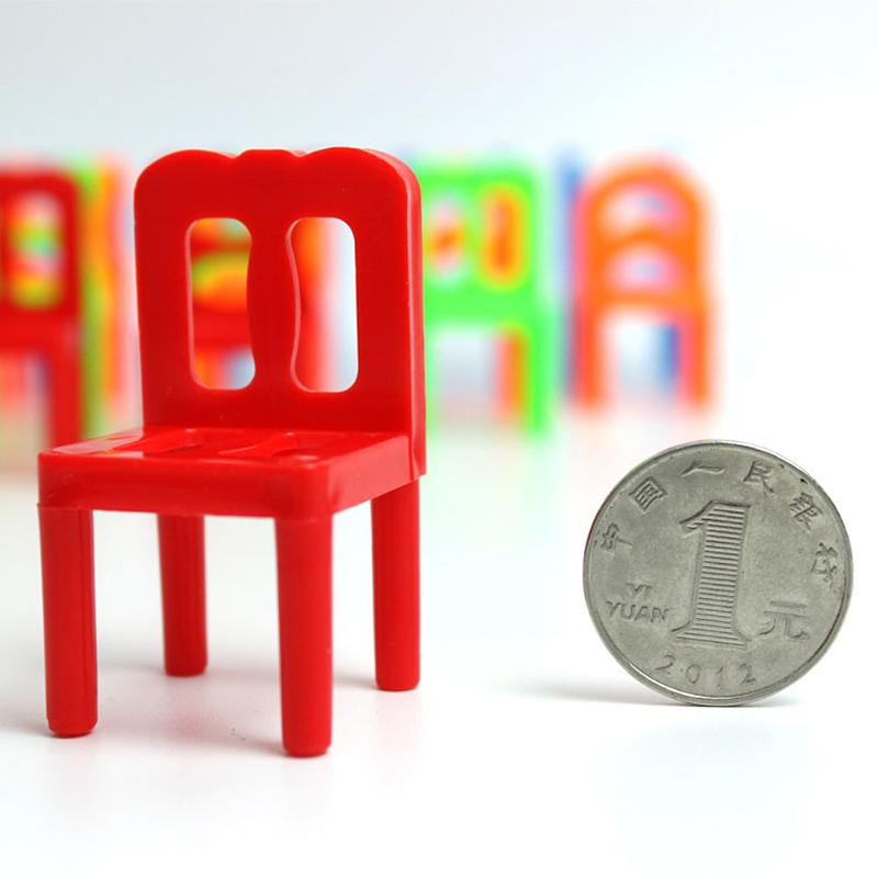 18pcs mini chair balance blocks toy
