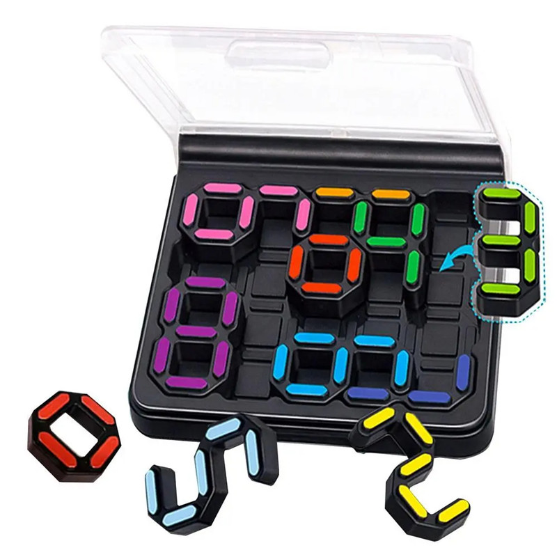 digital number maze sliding puzzle toy