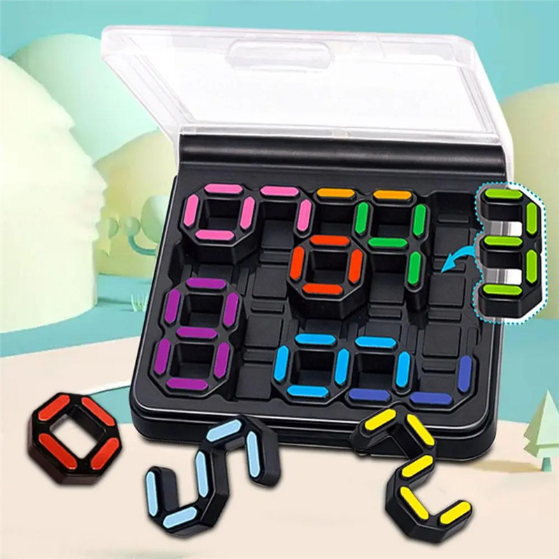 digital number maze sliding puzzle toy
