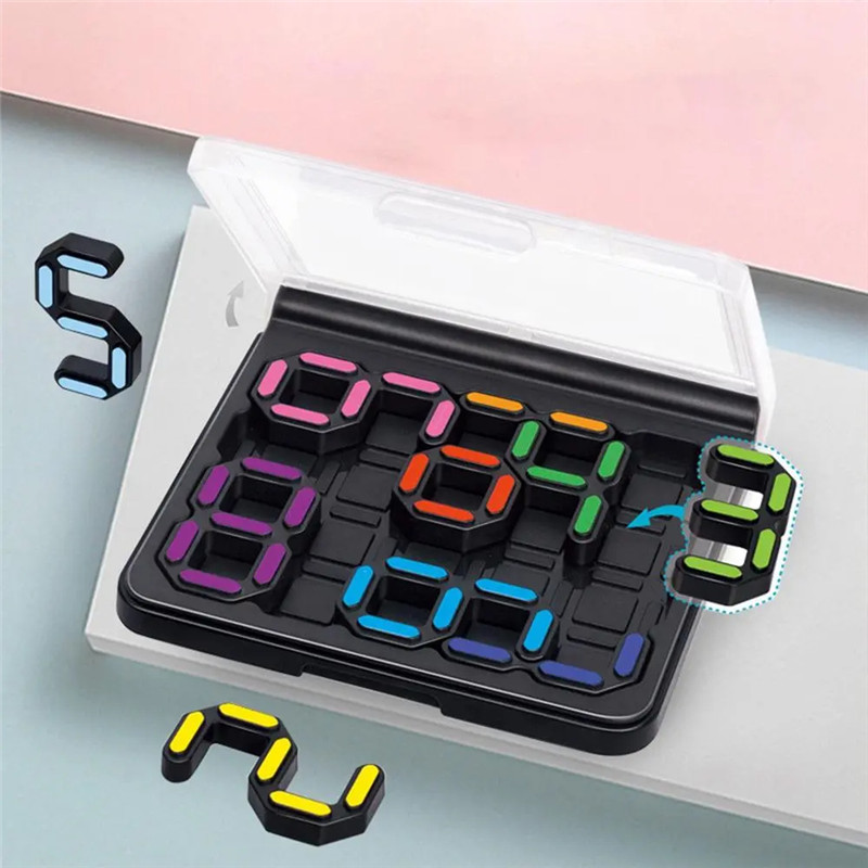 digital number maze sliding puzzle toy