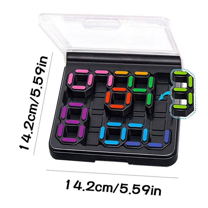 digital number maze sliding puzzle toy