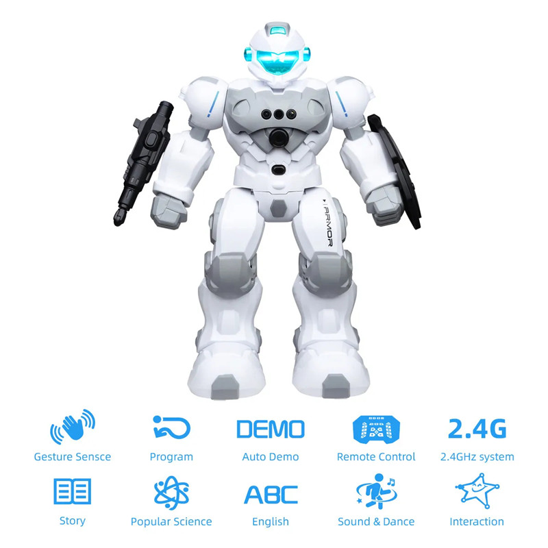 wireless remote control gesture sensing smart robot