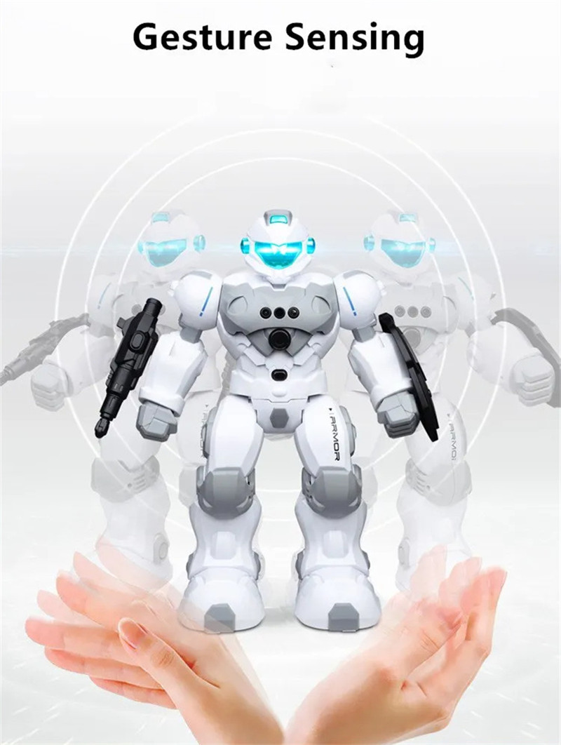 wireless remote control gesture sensing smart robot