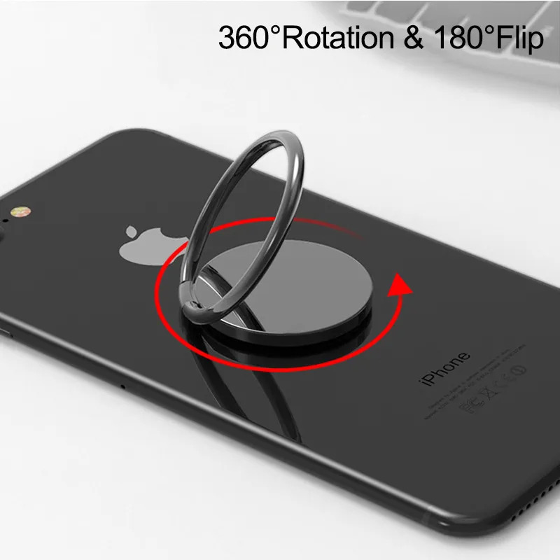 magnetic rotable metal phone holder