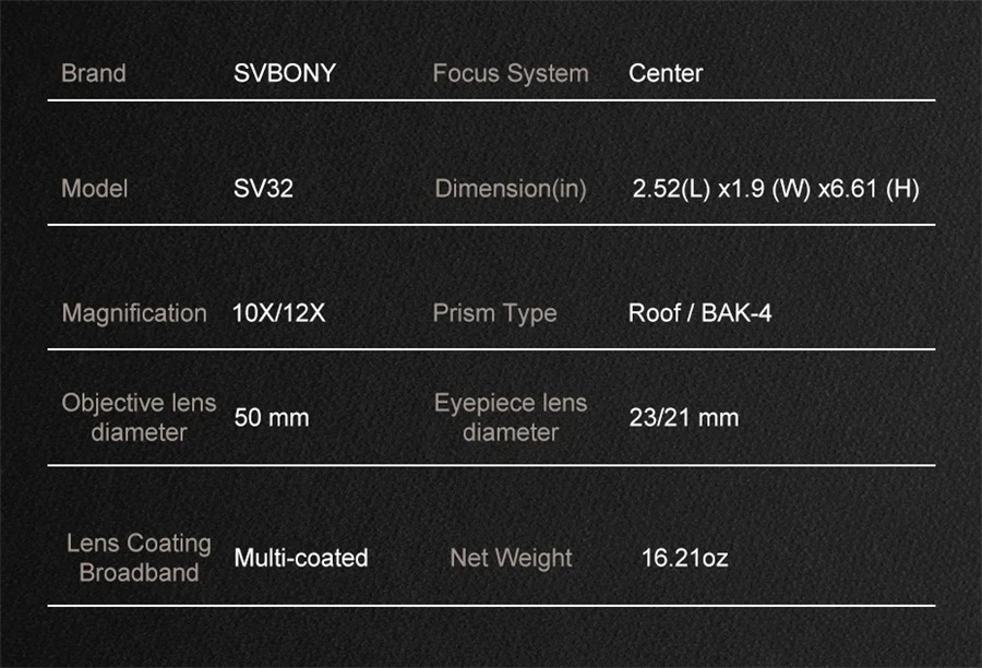 SVBONY SV32 BAK4 compact monocular telescope