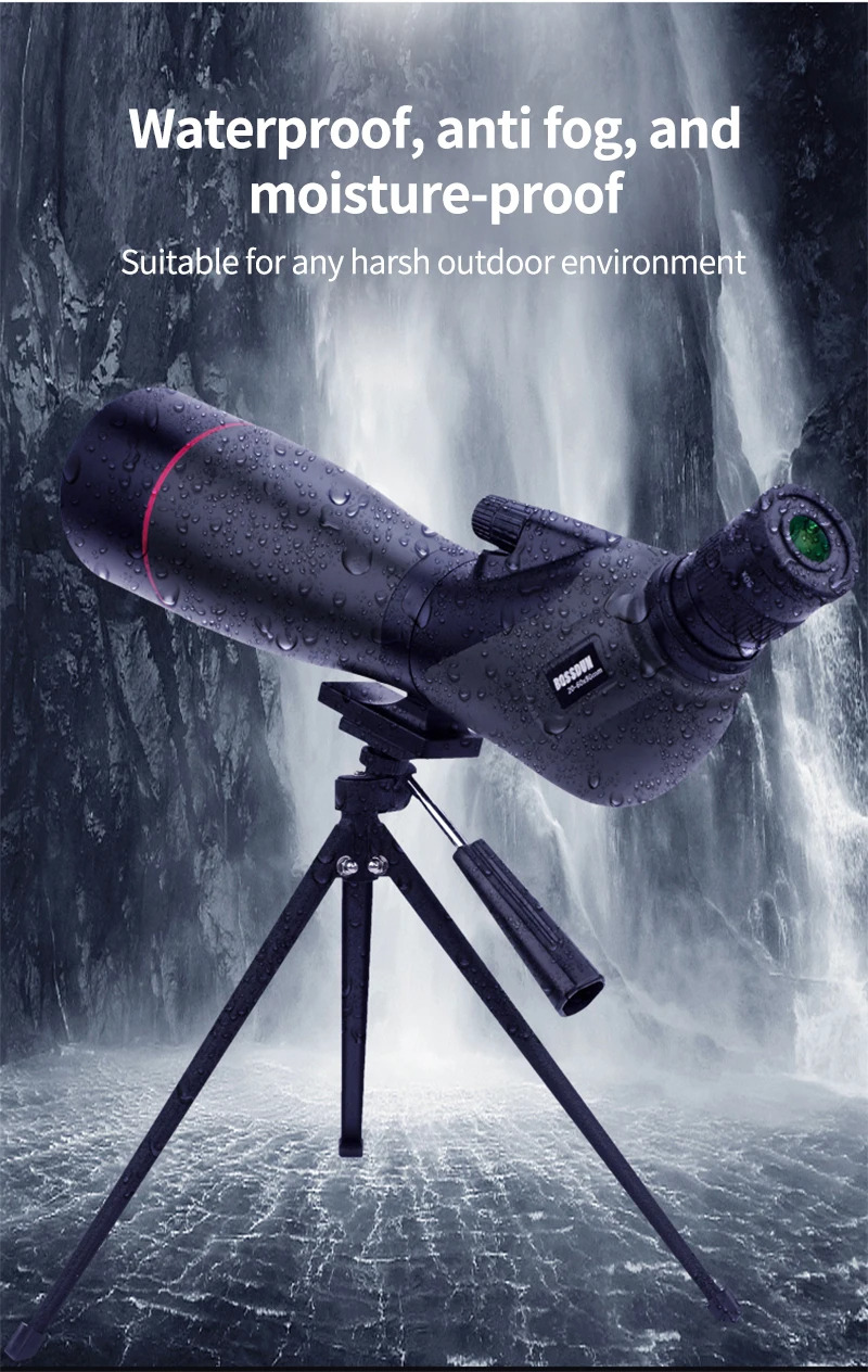 25-75x80 HD monocular outdoor large objective telescope