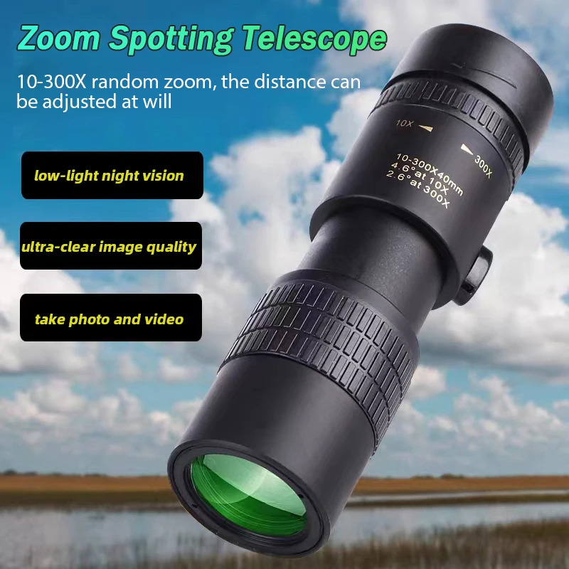 10-30X300/400 high zoom monocular night vision telescope