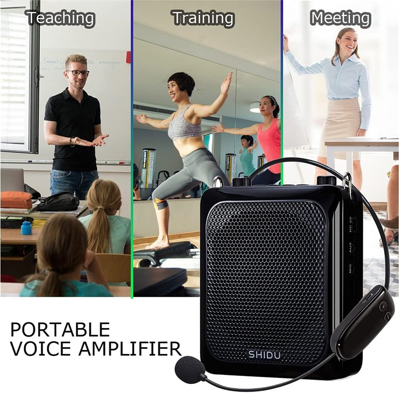 SHIDU S28 potable wireless 25W voice amplifier