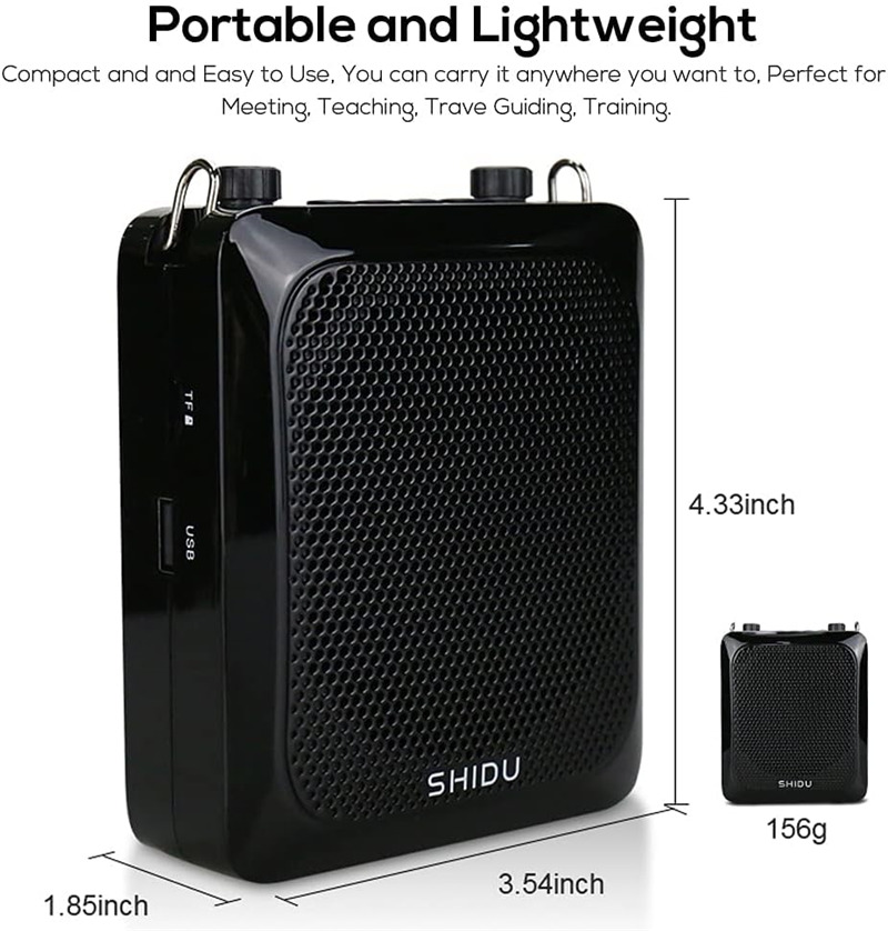 SHIDU S28 potable wireless 25W voice amplifier