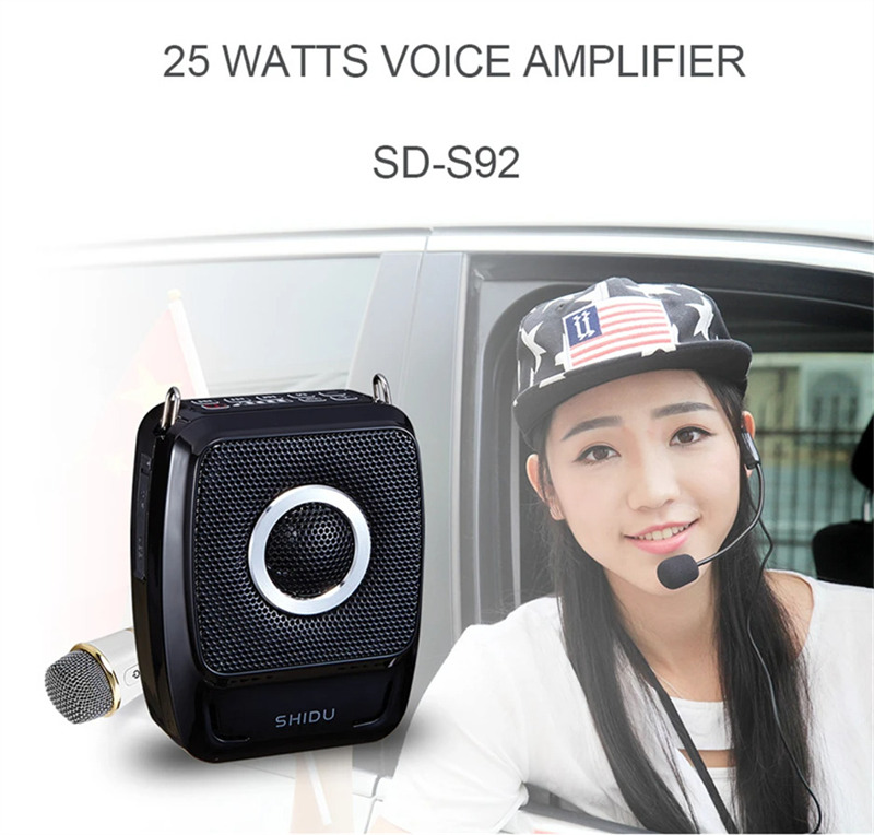 SHIDU S92 25W portable voice amplifier