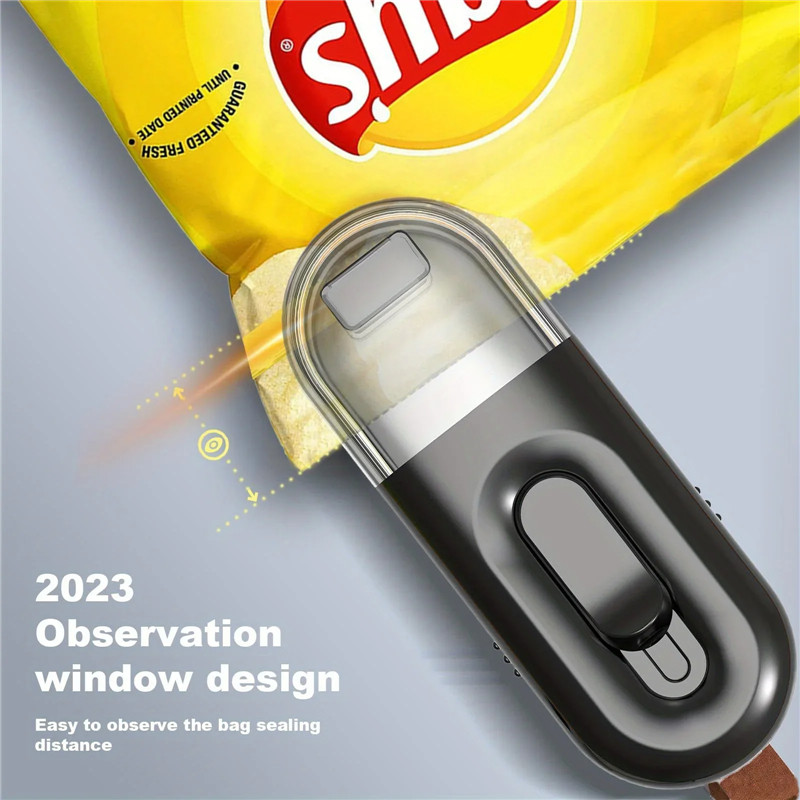 mini sealing machine household food snack bag sealer
