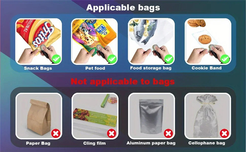 mini sealing machine household food snack bag sealer