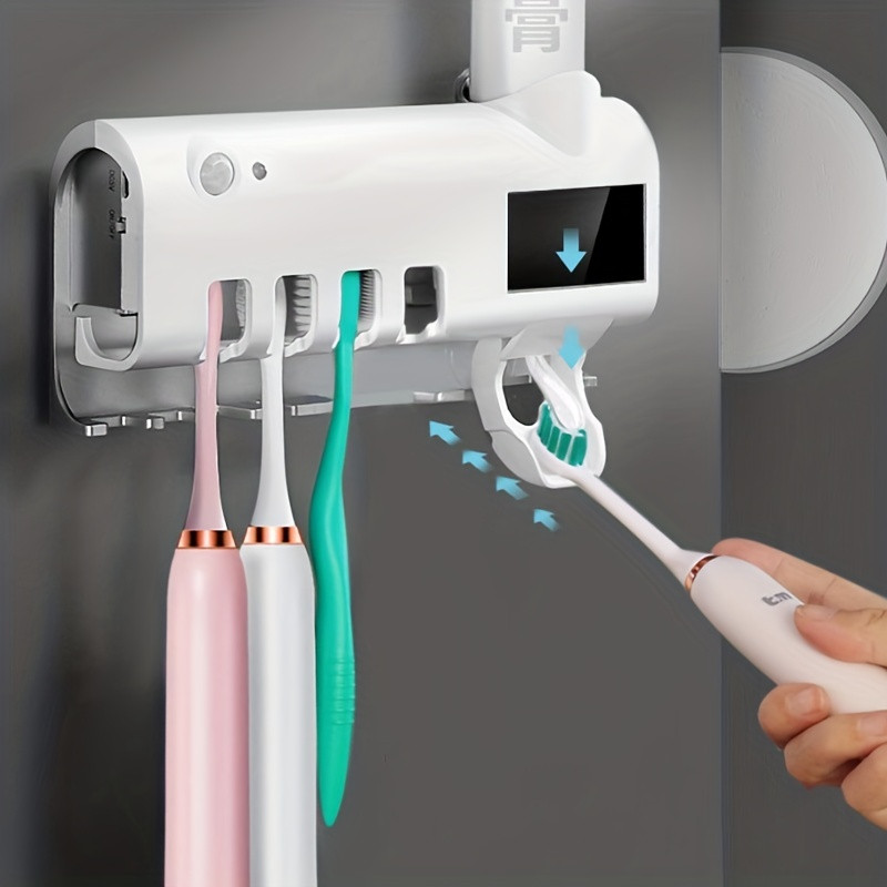 intelligent tooth brush sterilizer ultraviolet ray holder