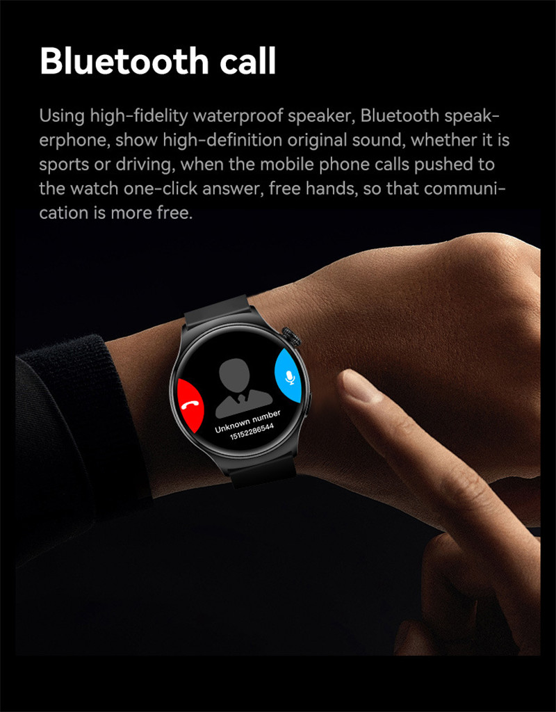 men metal smart watch fitness tracker waterproof sport