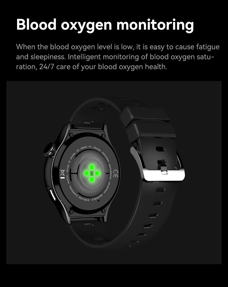 men metal smart watch fitness tracker waterproof sport