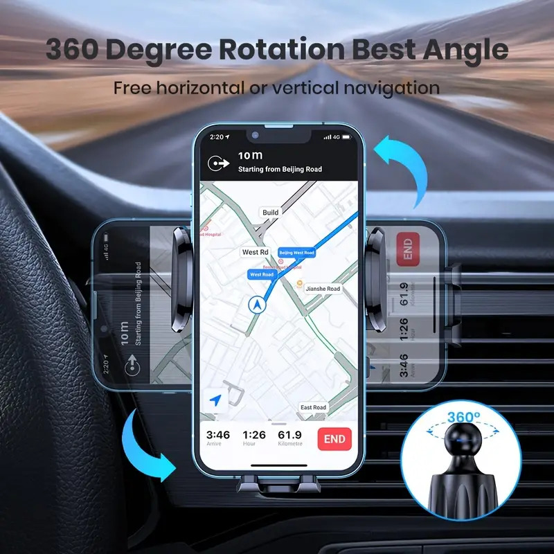 TOPK car phone holder mount