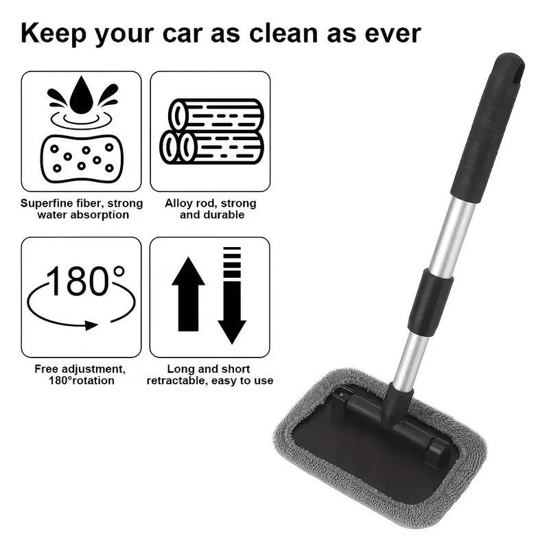 microfiber car window windshield cleaner