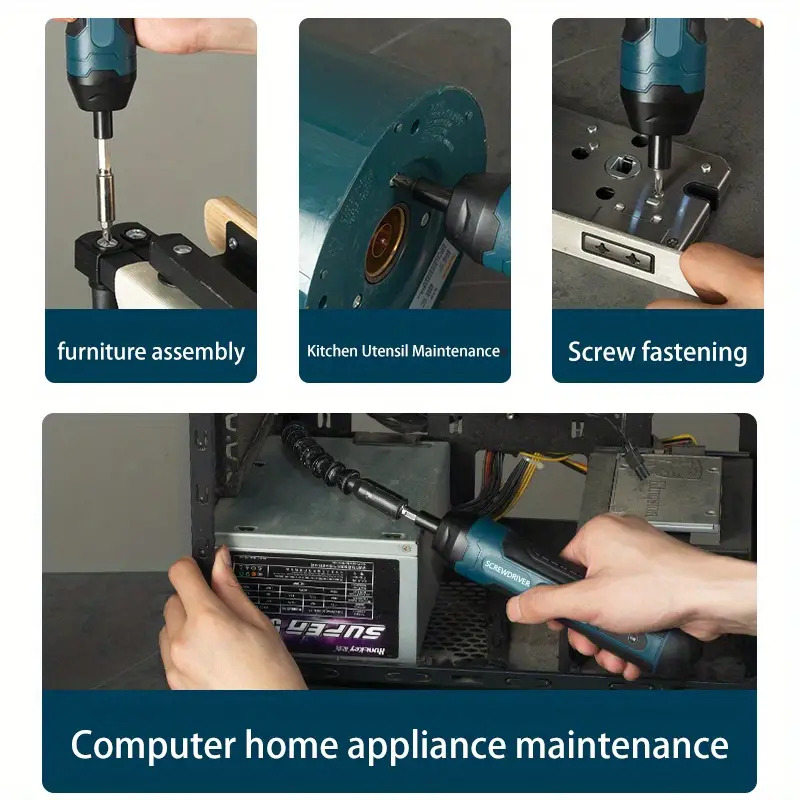 3.6v cordless electric rechargeable screwdriver set