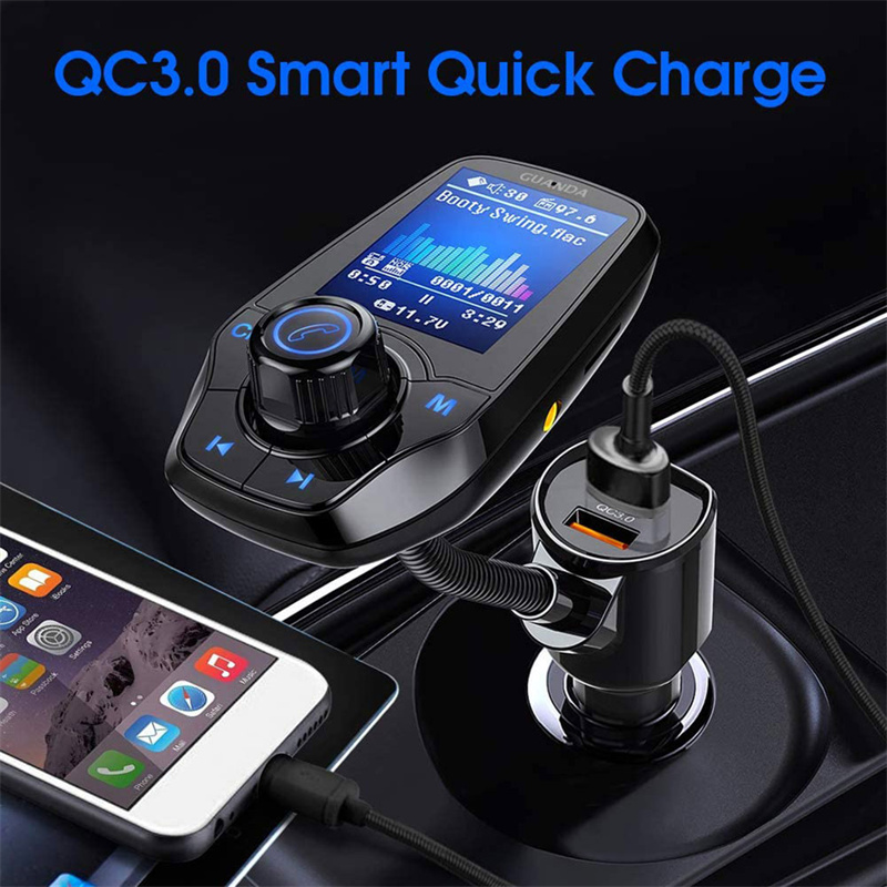 T26D car phone charger bluetooth music player FM radio