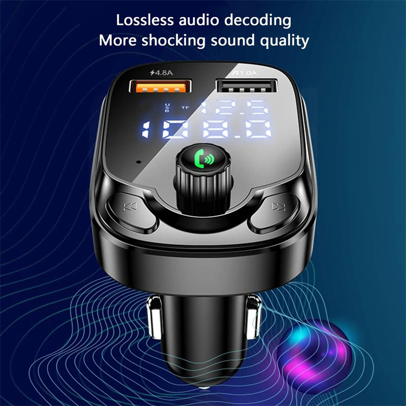 F55 car mp3 player pd phone fast charge FM radio transmitter