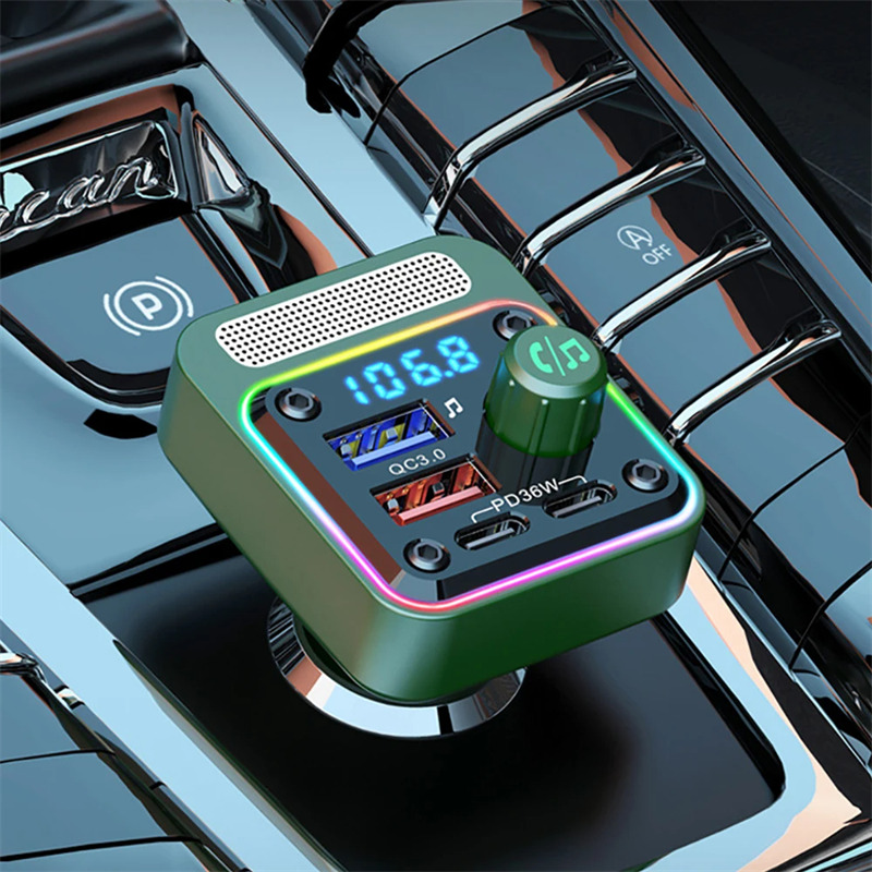 BC91 car FM transmitter bluetooth MP3 player PD36W fast charge