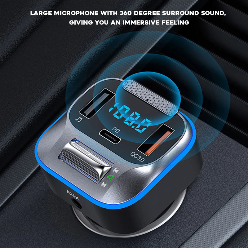 T73 car mp3 player aux pd 30w charger